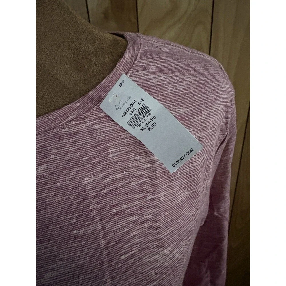 Old Navy Girls T-shirt in fuchsia with‎ long sleeves Size XL Plus 14-16 NWT